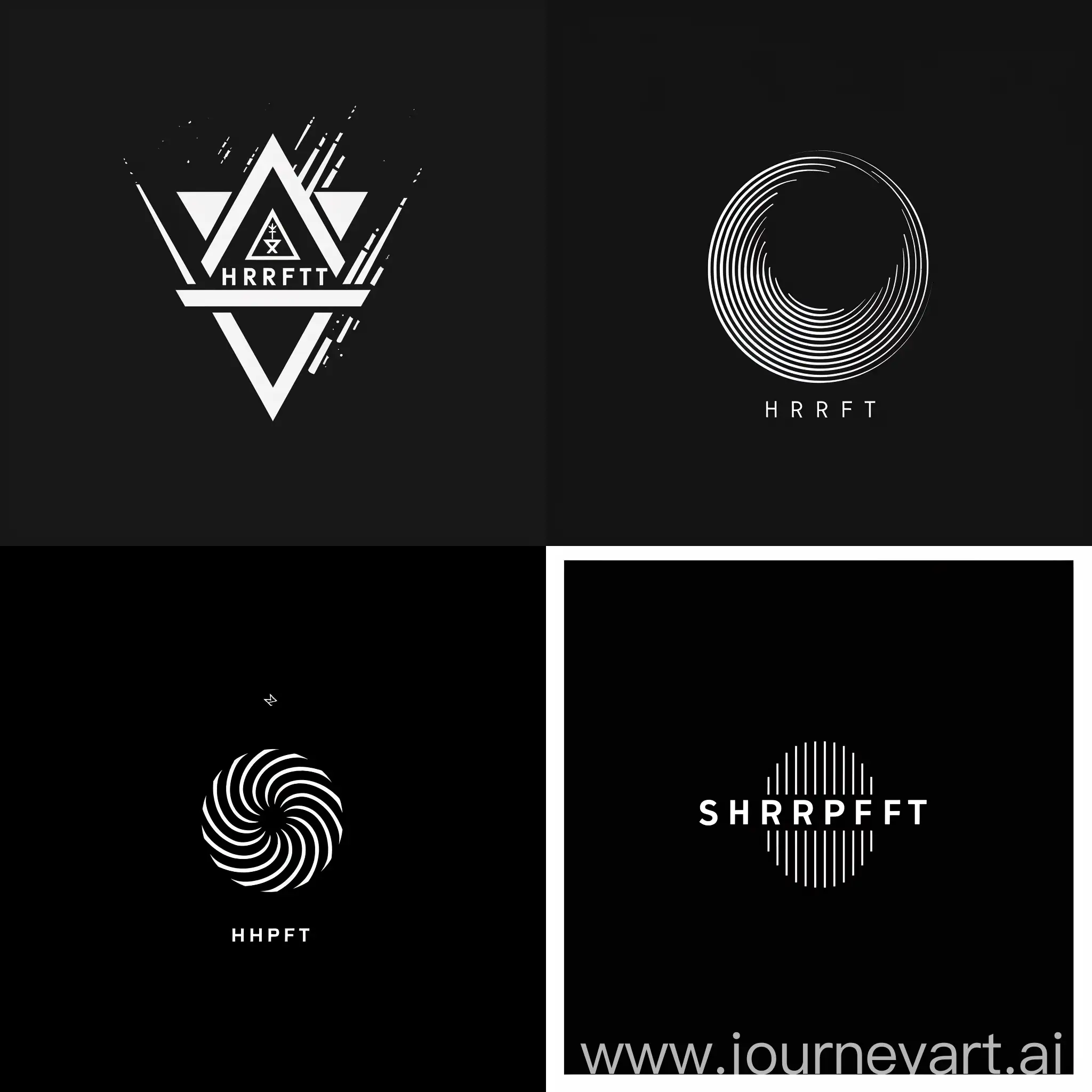 сделай для меня логотип группы музыкантов под название SHRIFT в минималистичном стиле с их названием