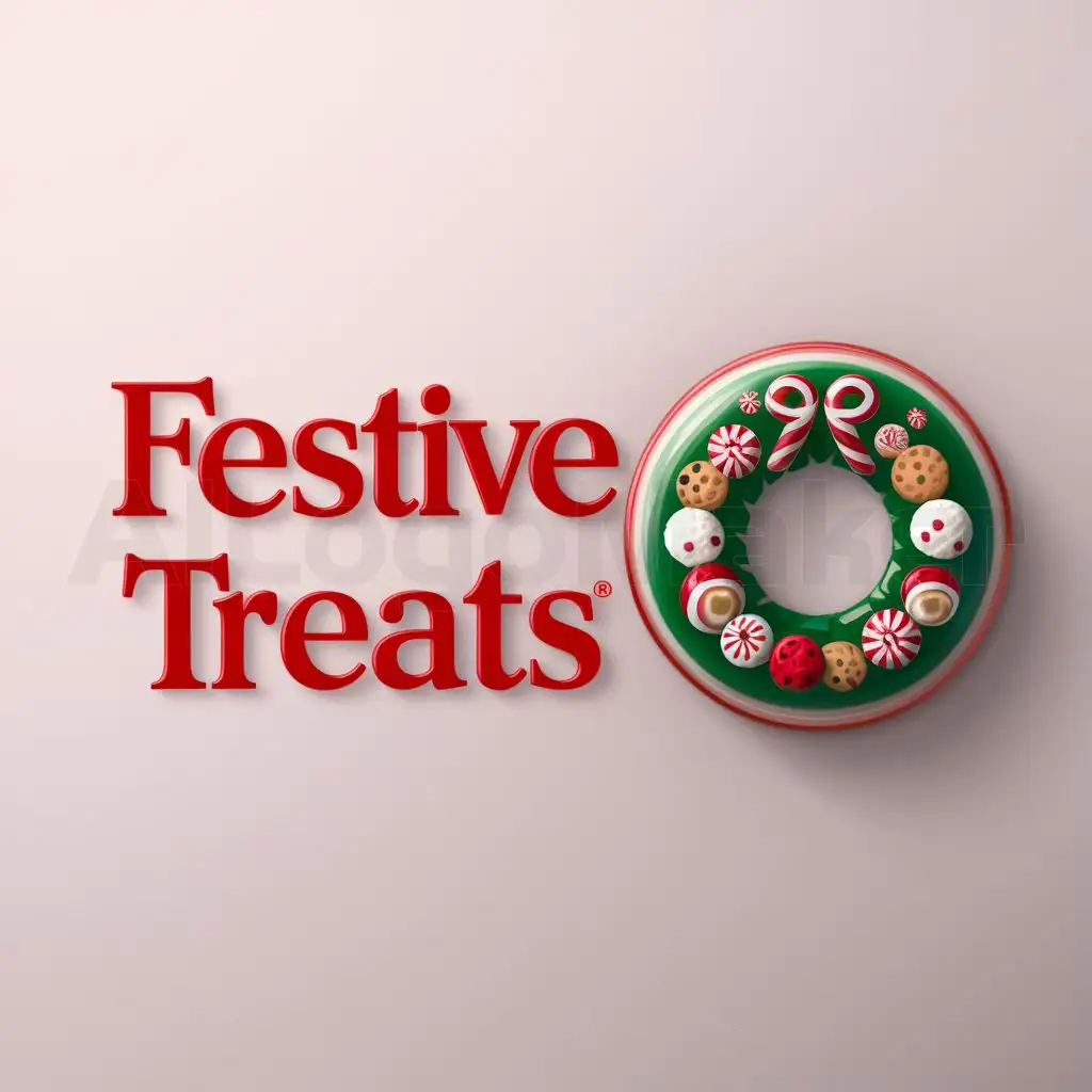 a logo design,with the text "Festive Treats", main symbol:Festive Treats,Moderate,clear background
