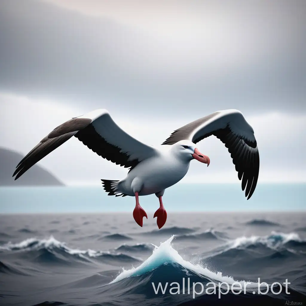Majestic-Albatross-Flying-Symbol-of-Freedom-and-Power