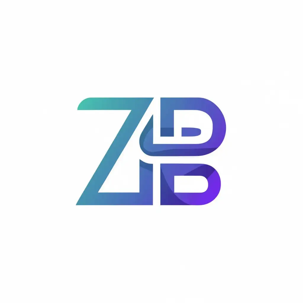 a logo design,with the text "ZHB", main symbol:logo,Moderate,clear background