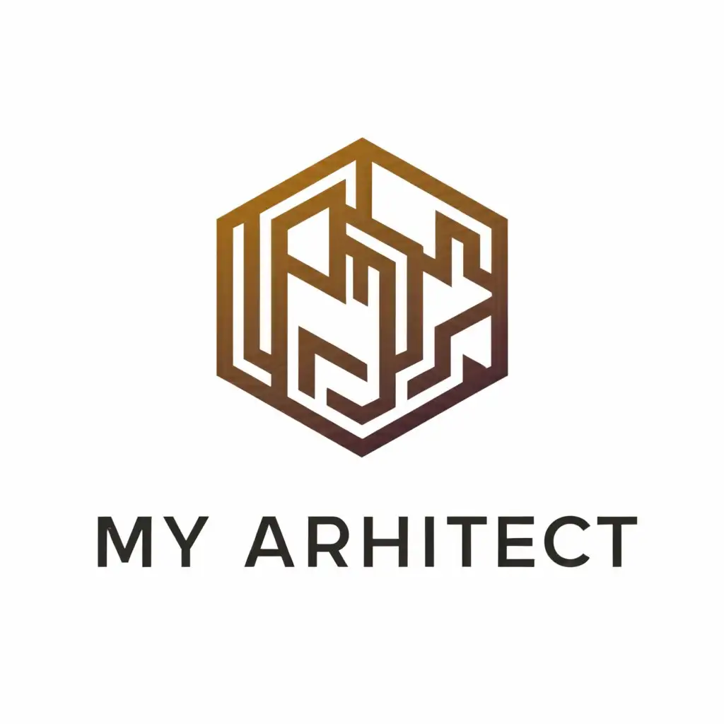 a logo design,with the text "my architect", main symbol:heart,complex,be used in Entertainment industry,clear background