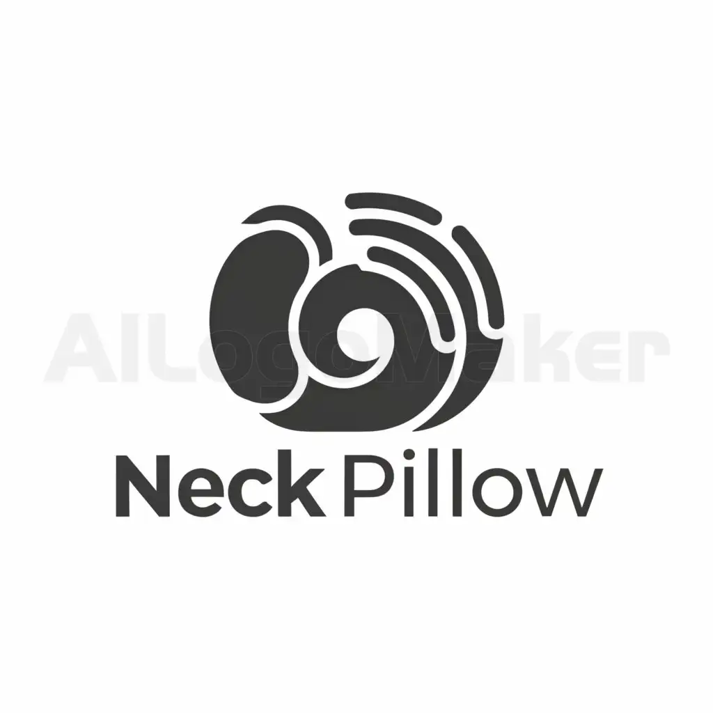 a logo design,with the text "Neck pillow", main symbol:Neck pillow,Moderate,be used in Travel industry,clear background