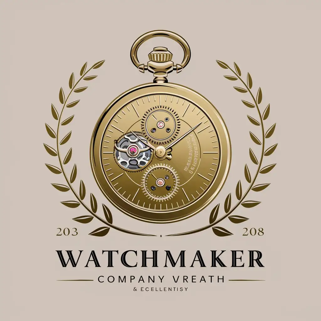 Elegant-Watchmakers-Logo-Design-in-Gold-and-Silver