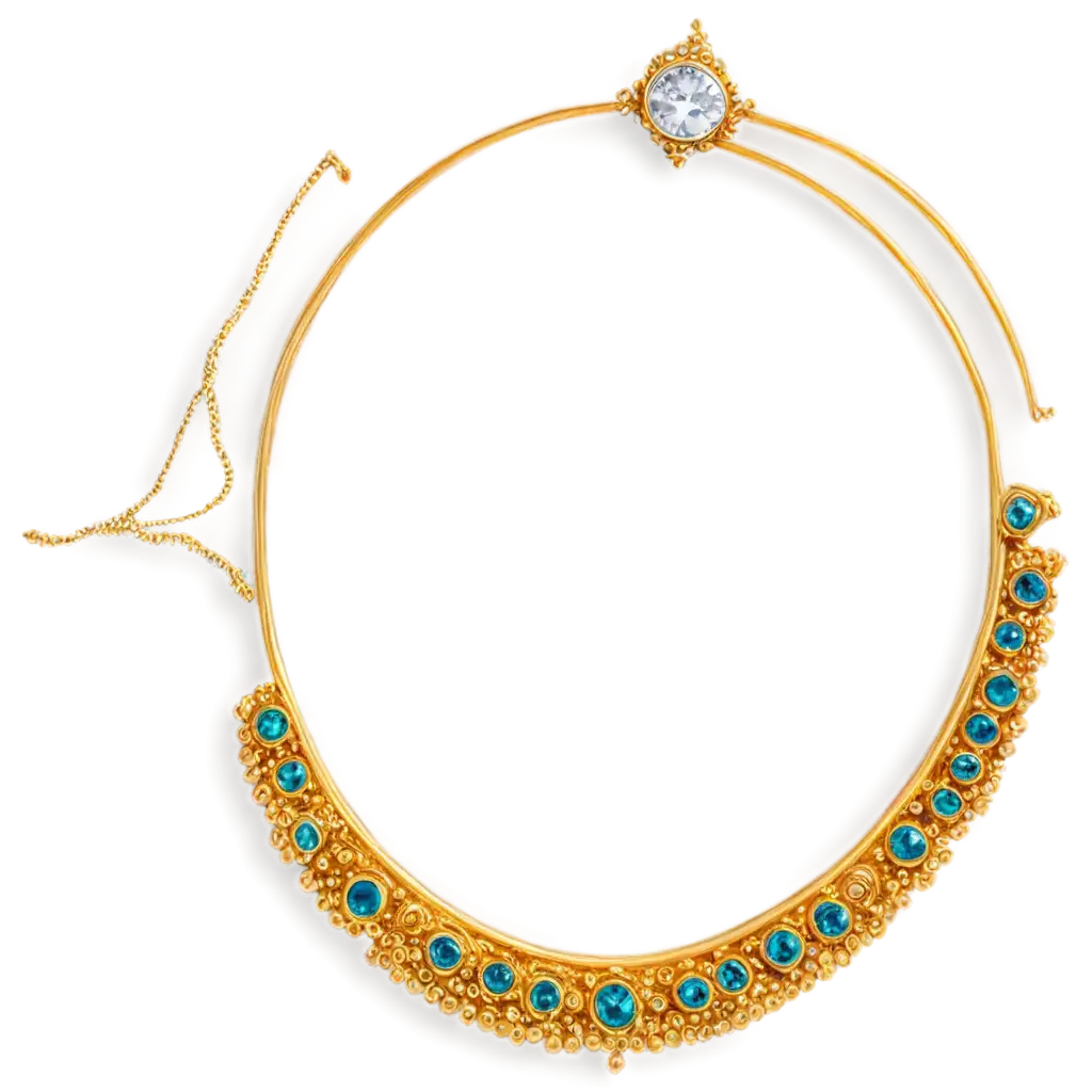 Exquisite-Indian-Bride-Nose-Ring-PNG-Enhancing-Bridal-Aesthetics-with-HighQuality-Transparency