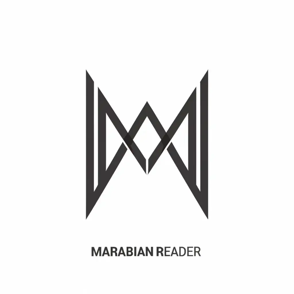 a logo design,with the text "Marabian Reader", main symbol:M,complex,be used in Education industry,clear background