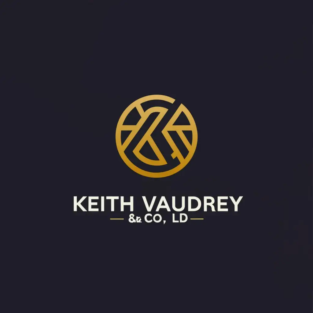 a logo design,with the text "Keith Vaudrey & Co Ltd", main symbol:Finance,Moderate,be used in Finance industry,clear background