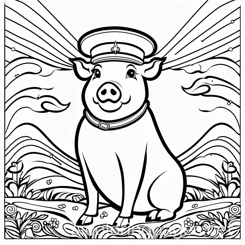 Napoleon-Pig-Coloring-Page-Simple-Line-Art-for-Kids