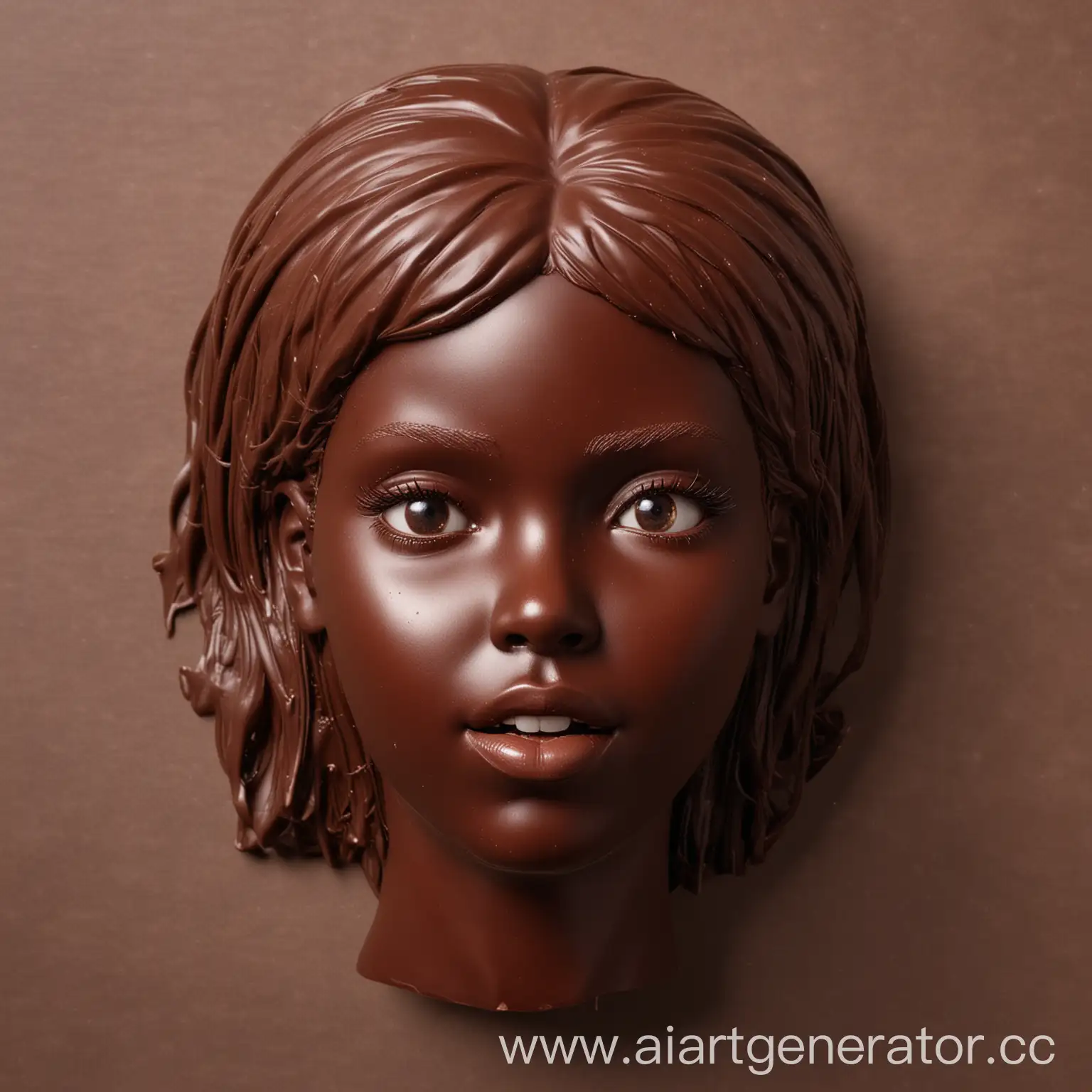 Adorable-Chocolate-Girl-Portrait