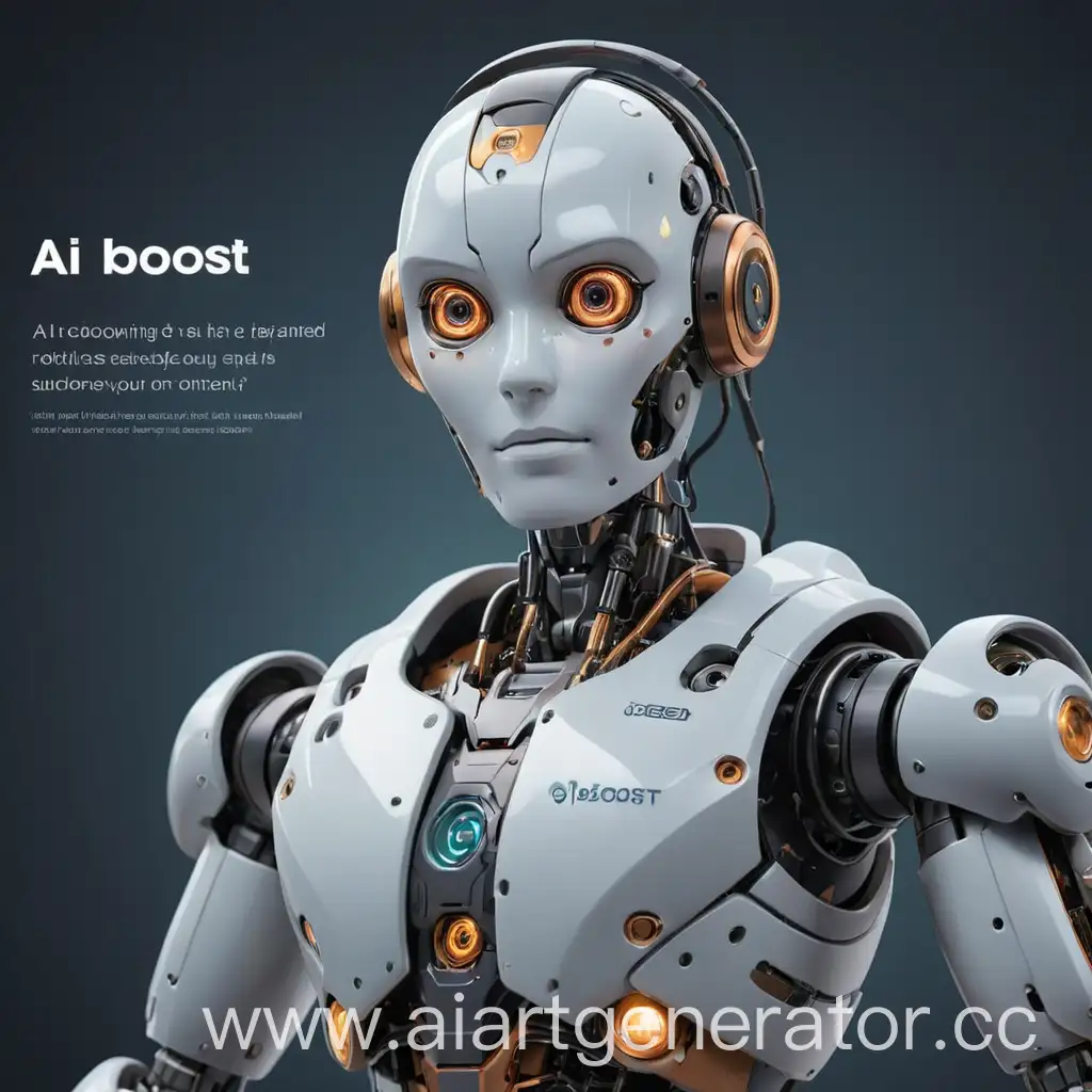 На красивом фоне картинке текст:AI Boost-что это такое?Наша компания позволяет вам автоматизировать ваш бизнес и увеличить продажи
Следующая картинка на технологичном фоне с роботом и текстом:Проблемы в продажах?Или может быть в контенте?Не волнуйтесь и скорее напишите нам в директ.