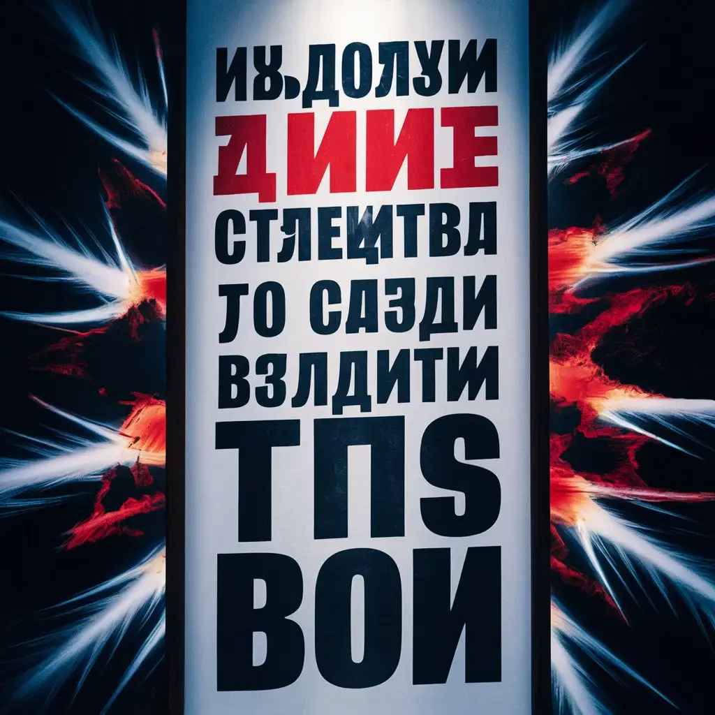 Создай вертикальное фото с надписью: "Используй любые средства чтобы взывать эту боль"