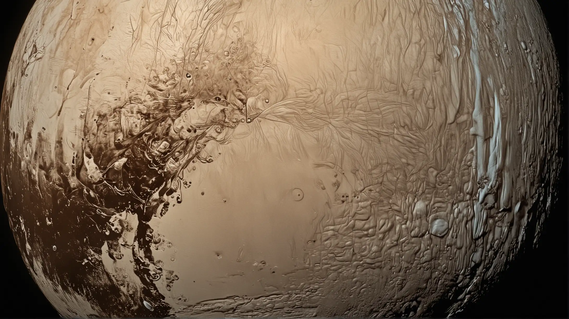 Pluto, viewed from orbit