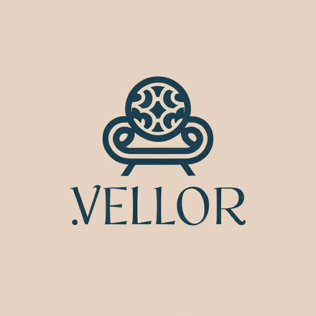 LOGO-Design-For-Velour-Minimalistic-Office-Furniture-with-Indian-Pattern-Cushions