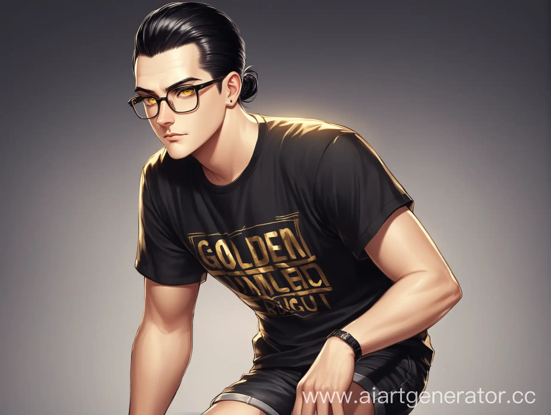 Top-Male-Streamer-in-Casual-Attire-with-Slicked-Back-Hair-and-Golden-Eyes