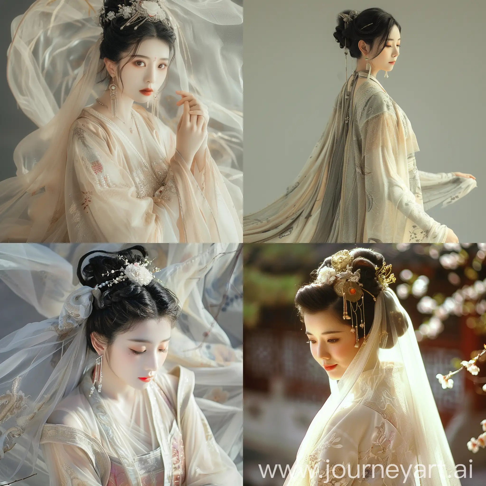 Ethereal-Chinese-Ancient-Beauty-in-Gauzy-Attire