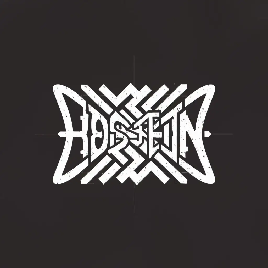 a logo design,with the text "HoseiN", main symbol:Gang,Moderate,be used in Gang industry,clear background