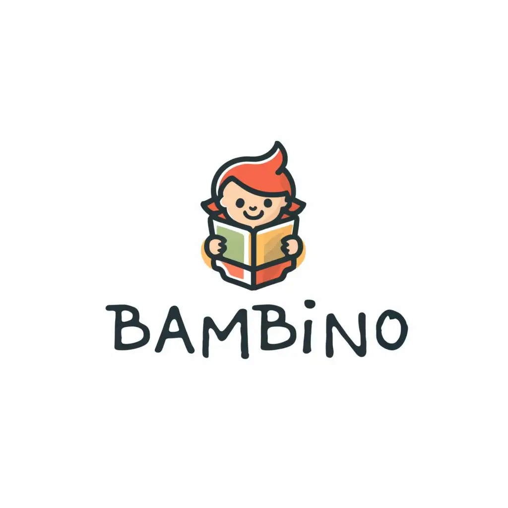 LOGO-Design-For-Bambino-Enlightening-Minds-with-Childlike-Wonder-and-Knowledge