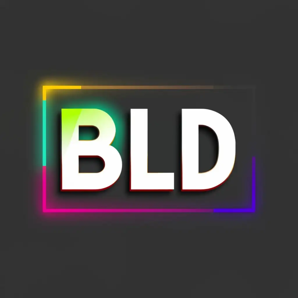 a logo design,with the text "BLD", main symbol:BORANA LED WALL,Moderate,be used in Events industry,clear background