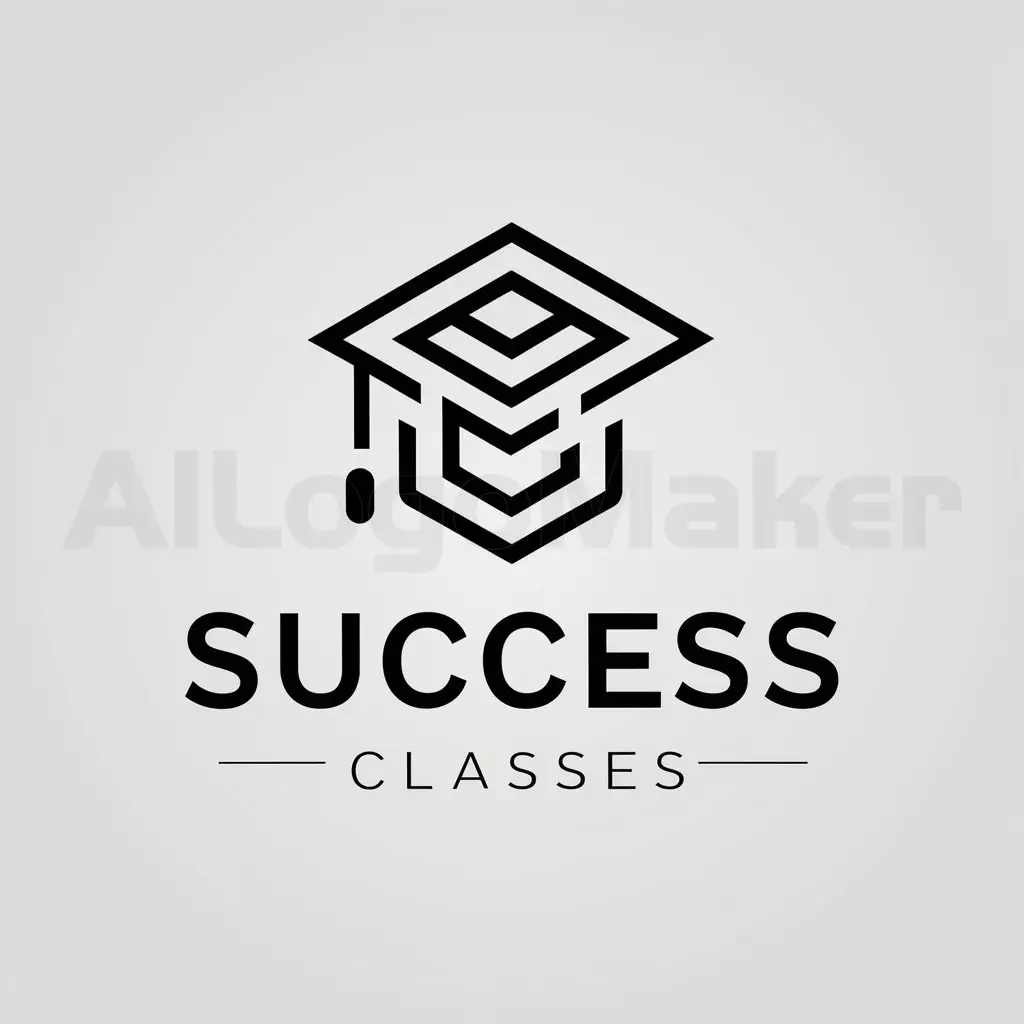 a logo design,with the text "Success Classes", main symbol:Success Classes,complex,be used in Education industry,clear background