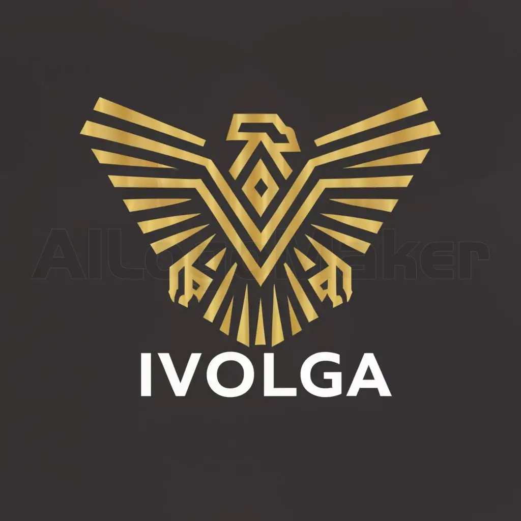 a logo design,with the text "Ivolga", main symbol:Eagle,complex,be used in Religious industry,clear background