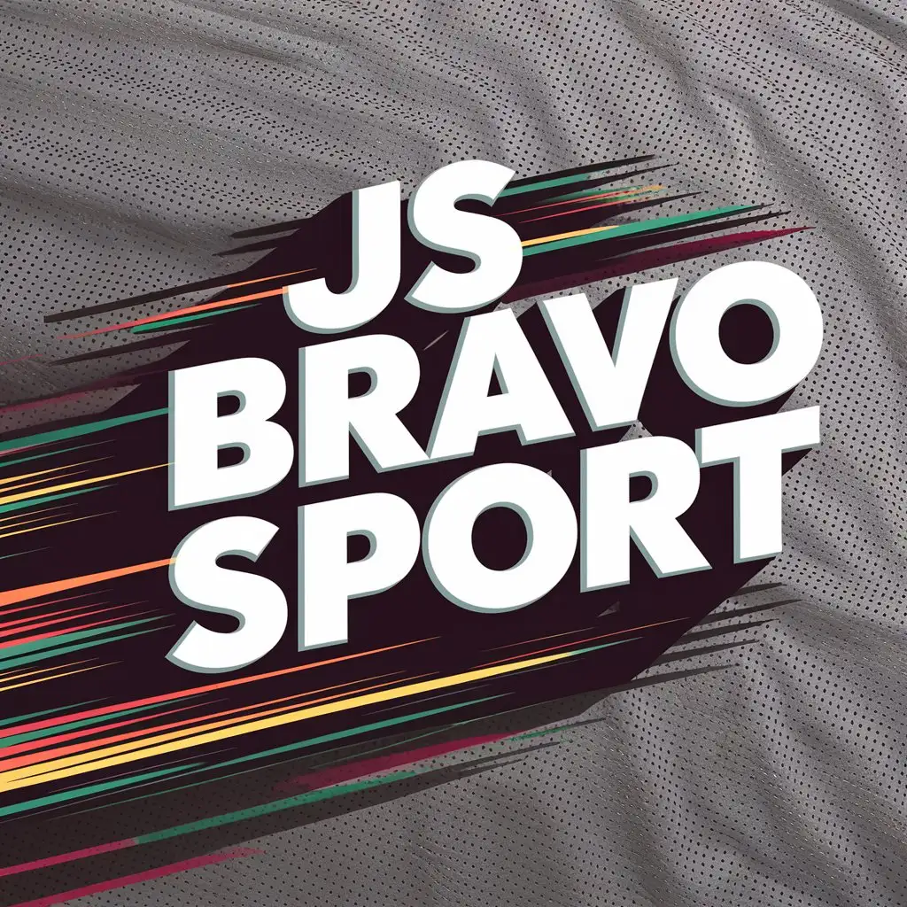 JS-BRAVO-SPORT-3D-Letters-Poster-on-MicroPerforated-Fabric-Background