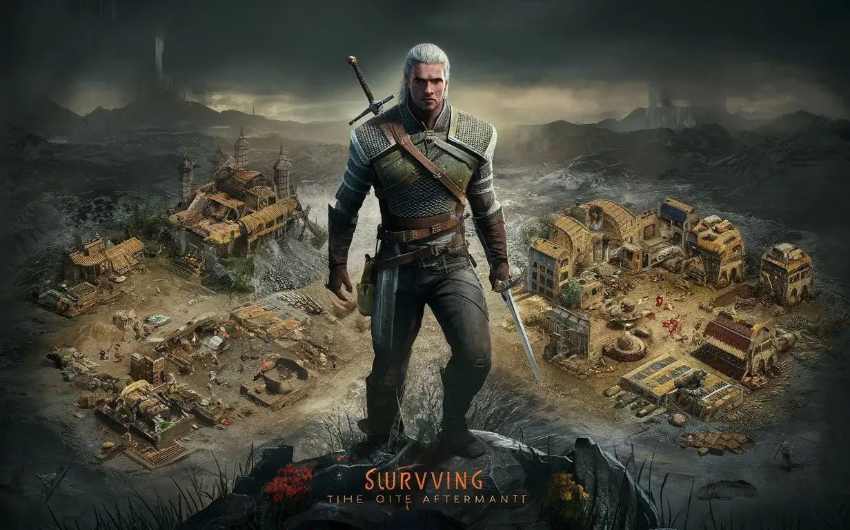 The Witcher became the head of his settlements and survives and develops his colony in the game Surviving the Aftermath
