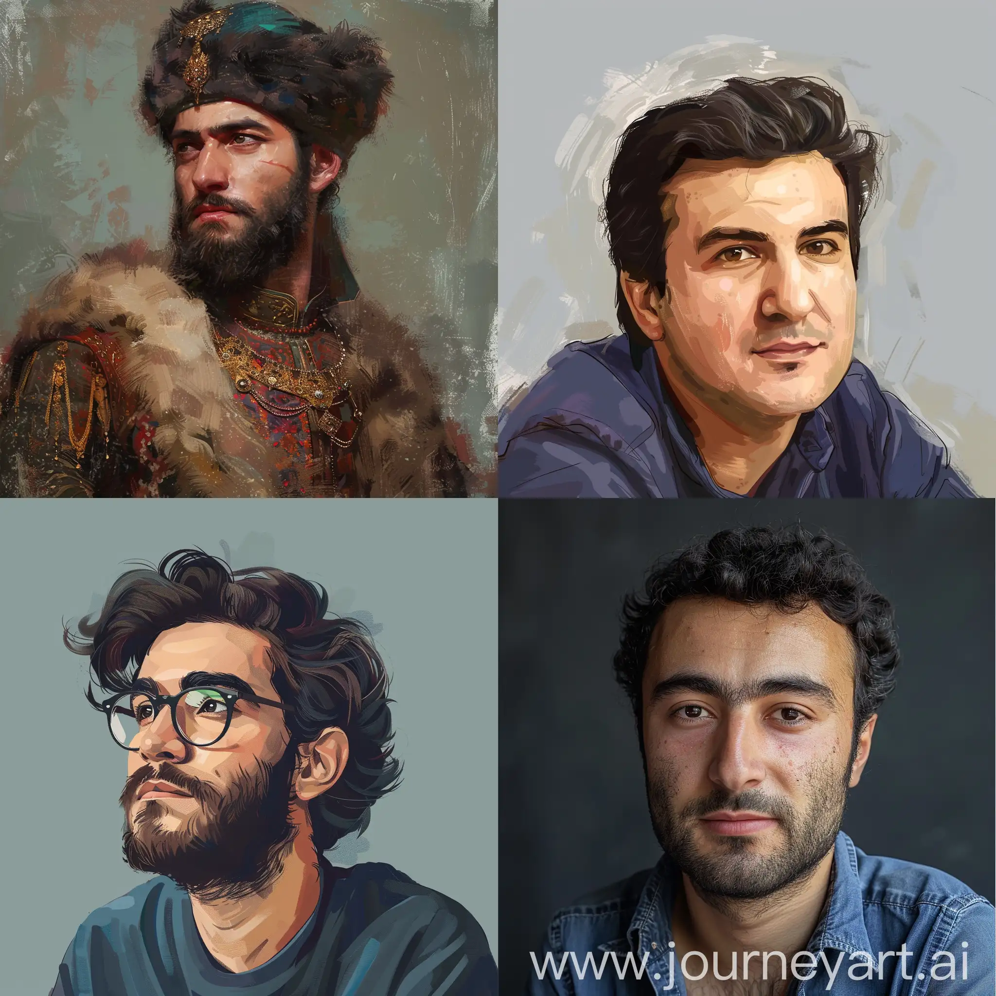 Amir-Timur-Portrait-Historical-Leader-in-Regal-Attire