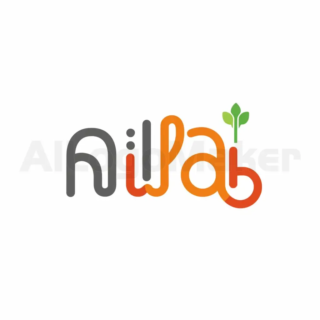 a logo design,with the text "HILAB", main symbol:Food,Minimalistic,be used in Restaurant industry,clear background