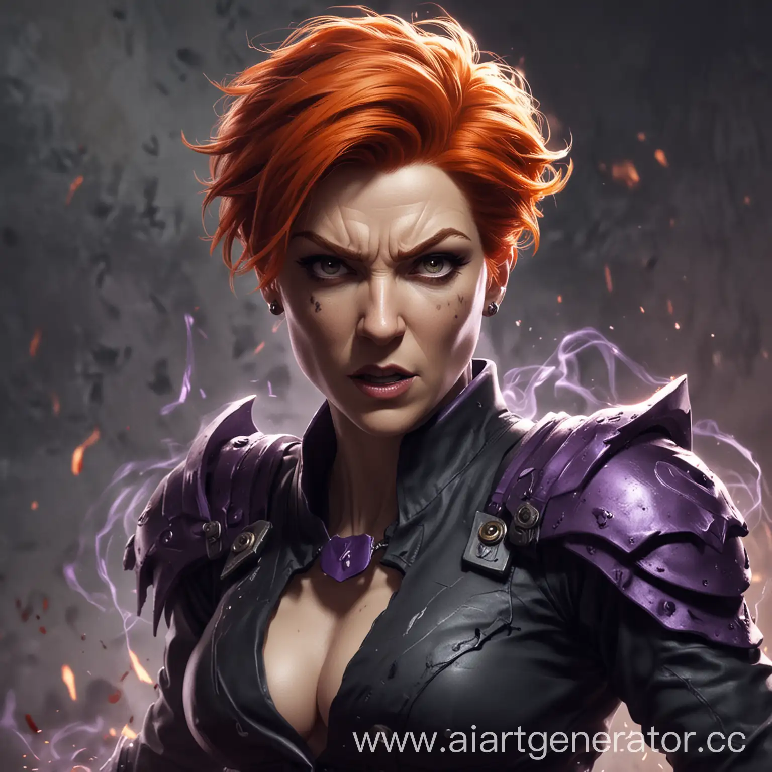 Moira in rage