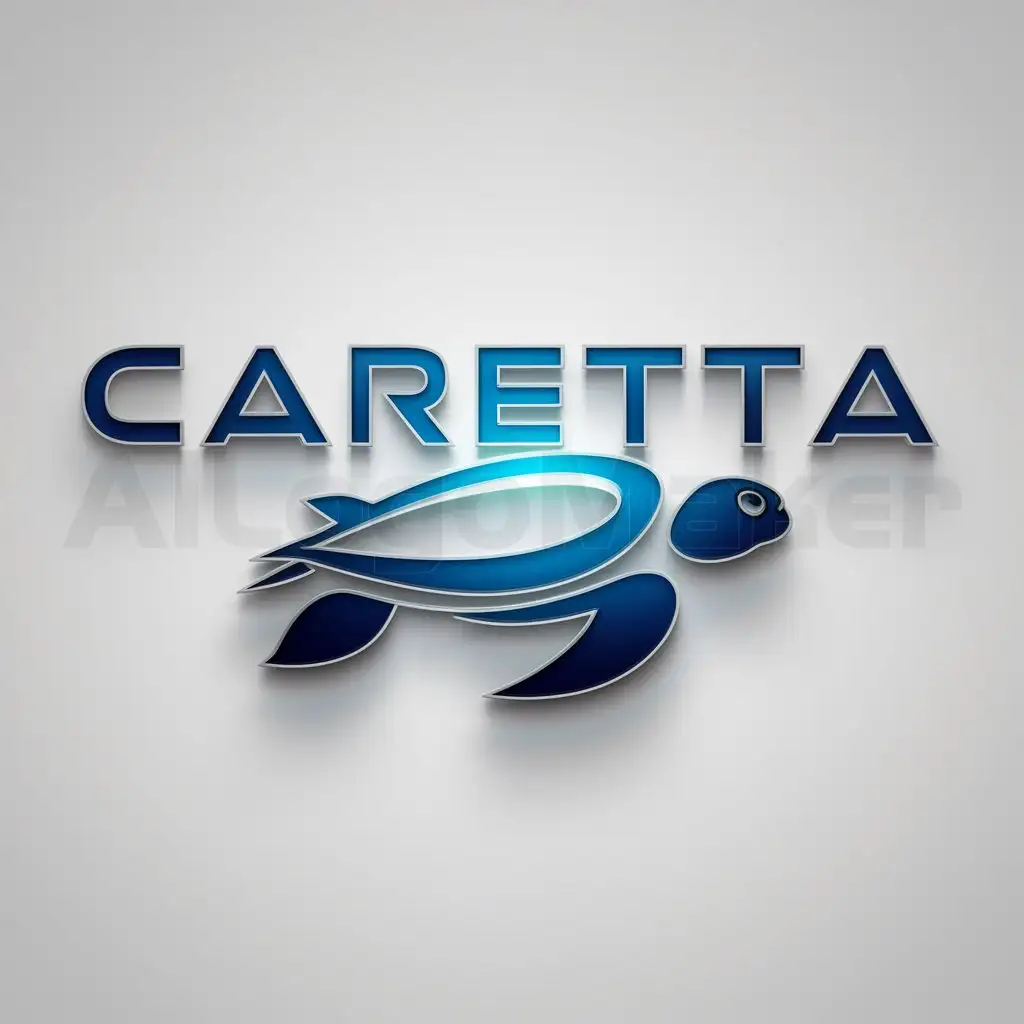 a logo design,with the text "Caretta", main symbol:logo for Unmanned underwater vehicle Caretta Caretta,Moderate,clear background