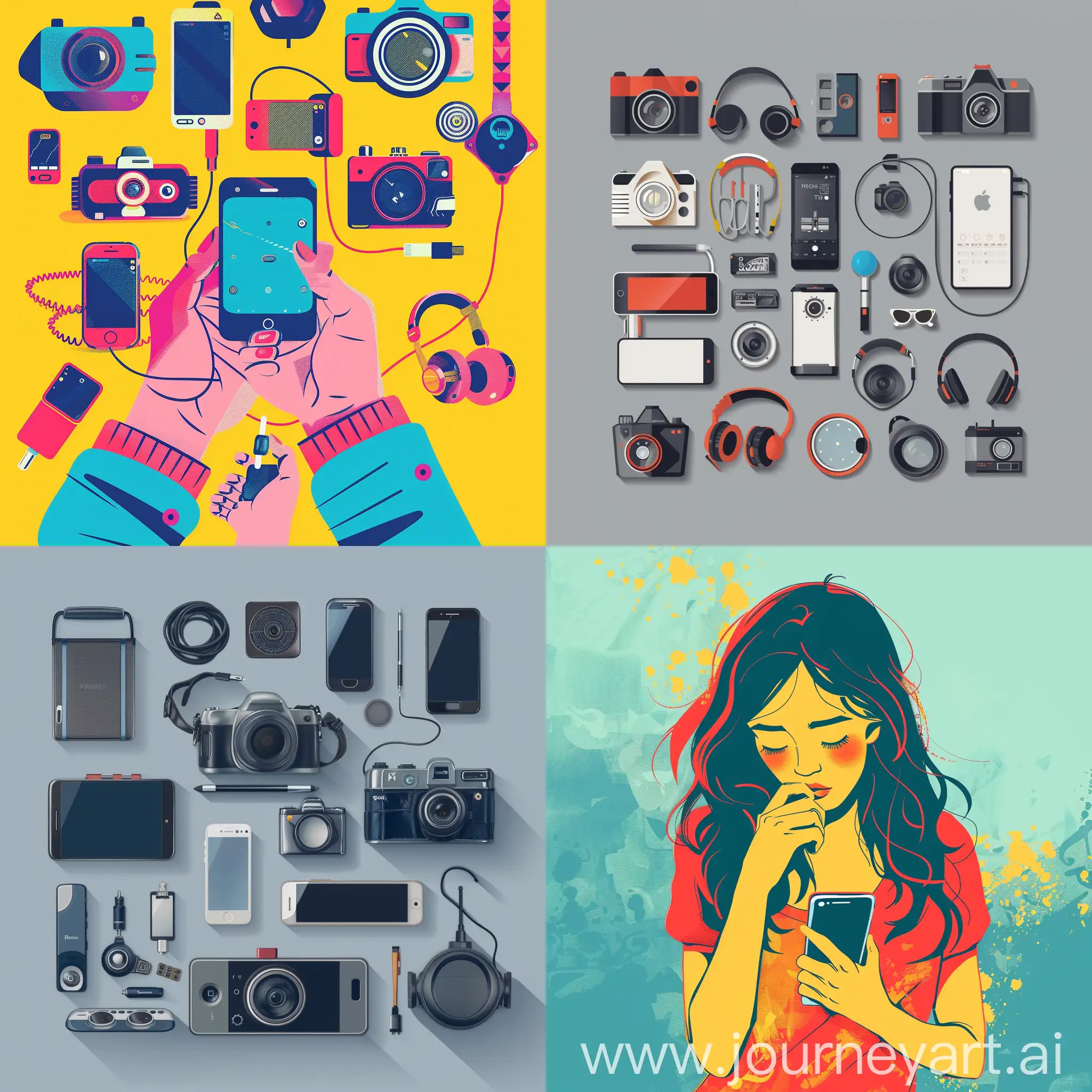 Create a poster “The most important gadget in my life is smaprtphone"