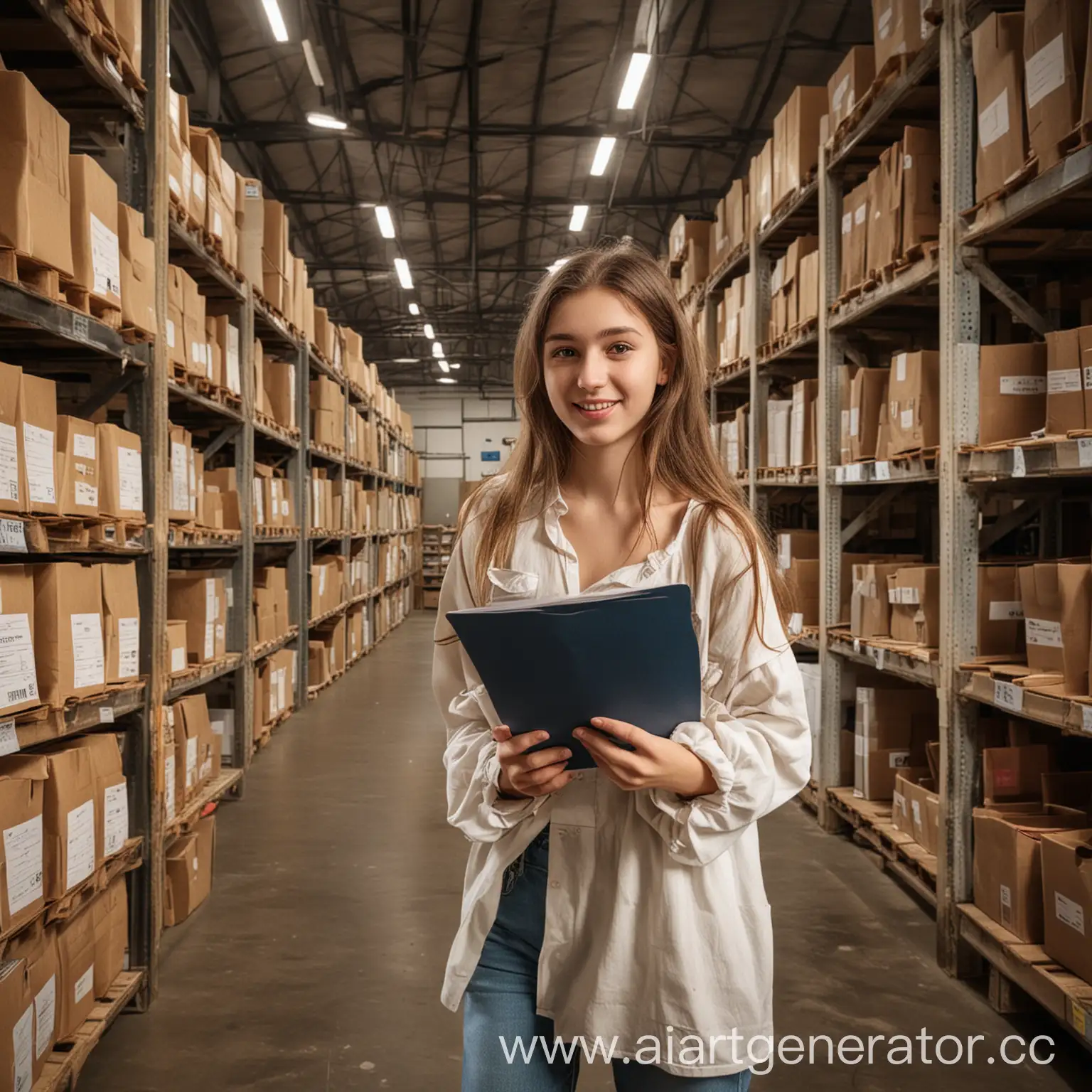 Girl-with-Documents-in-Wildberries-Marketplace-Warehouse