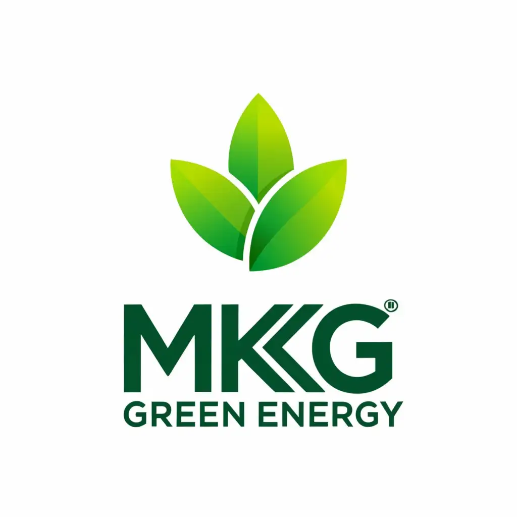 a logo design,with the text MKG Green Energy, main symbol:Green Revolution,Moderate,be used in Others industry,clear background