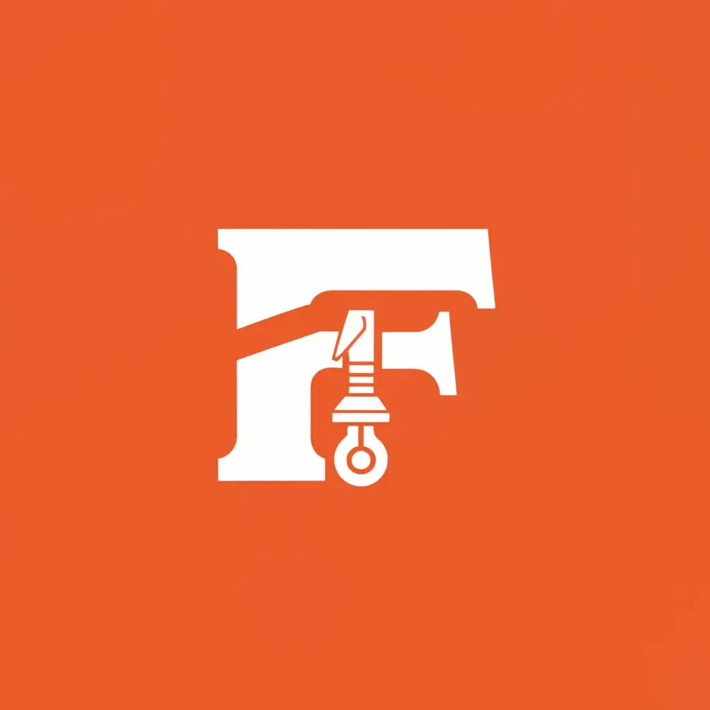 a logo design,with the text "Hardware store", main symbol:F,Moderate,be used in Construction industry,clear background