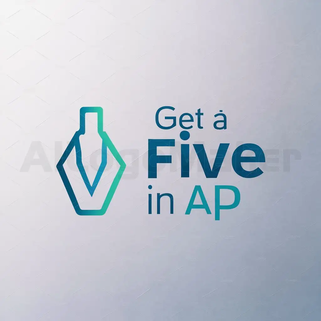 LOGO-Design-For-Five-in-AP-Pen-and-Paper-Motif-on-Clear-Background