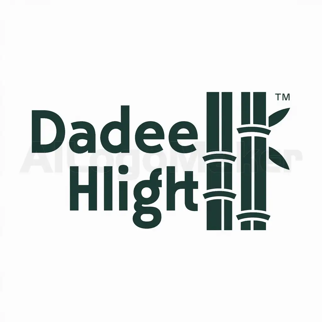 a logo design,with the text "DaDeehlight", main symbol:DaDeehlight, dadih fermentation milk buffalo from bambo method,Moderate,be used in food industry,clear background