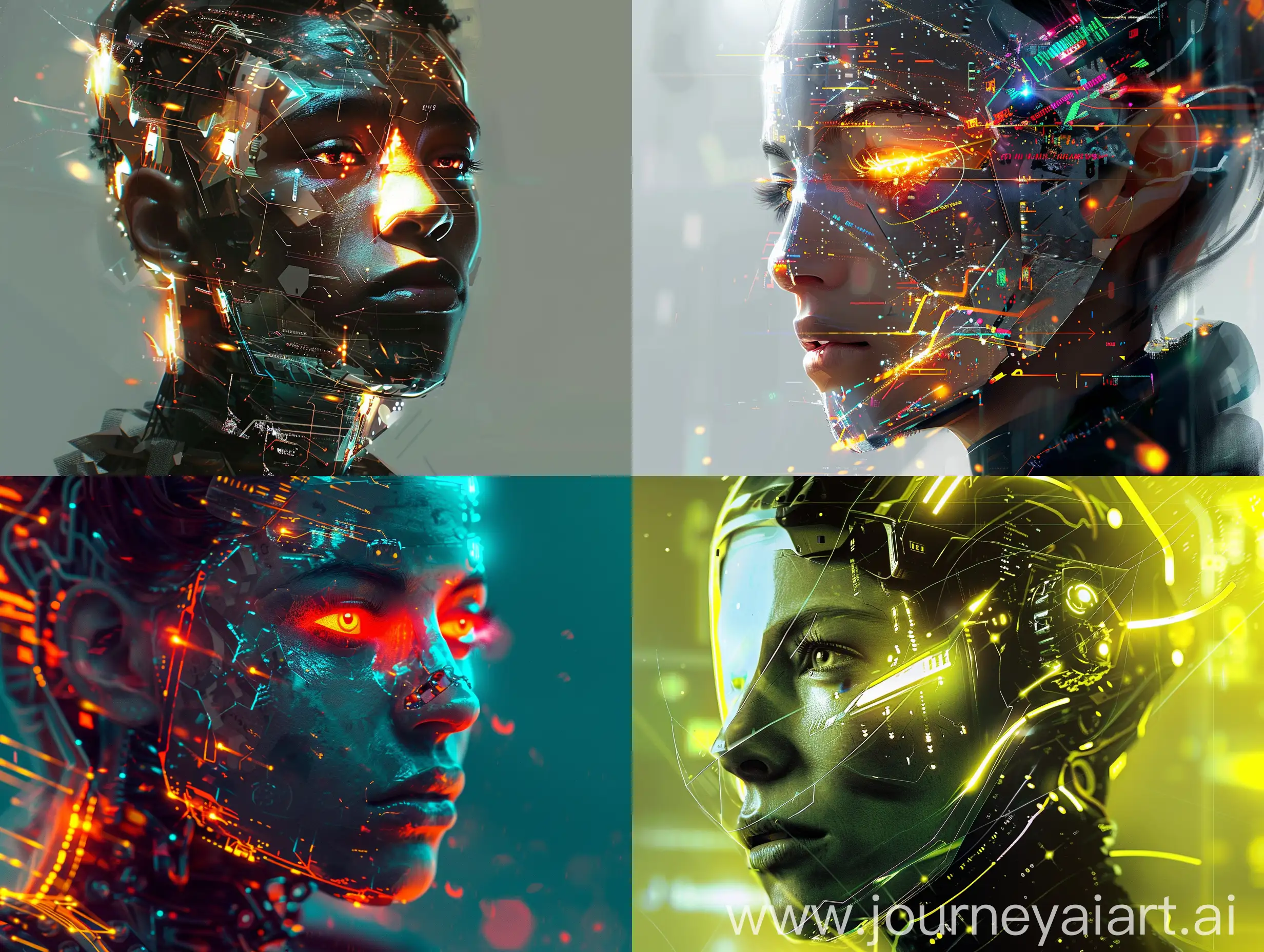 Elegant-Cyborg-Portrait-with-Radiant-Glow-and-Effects