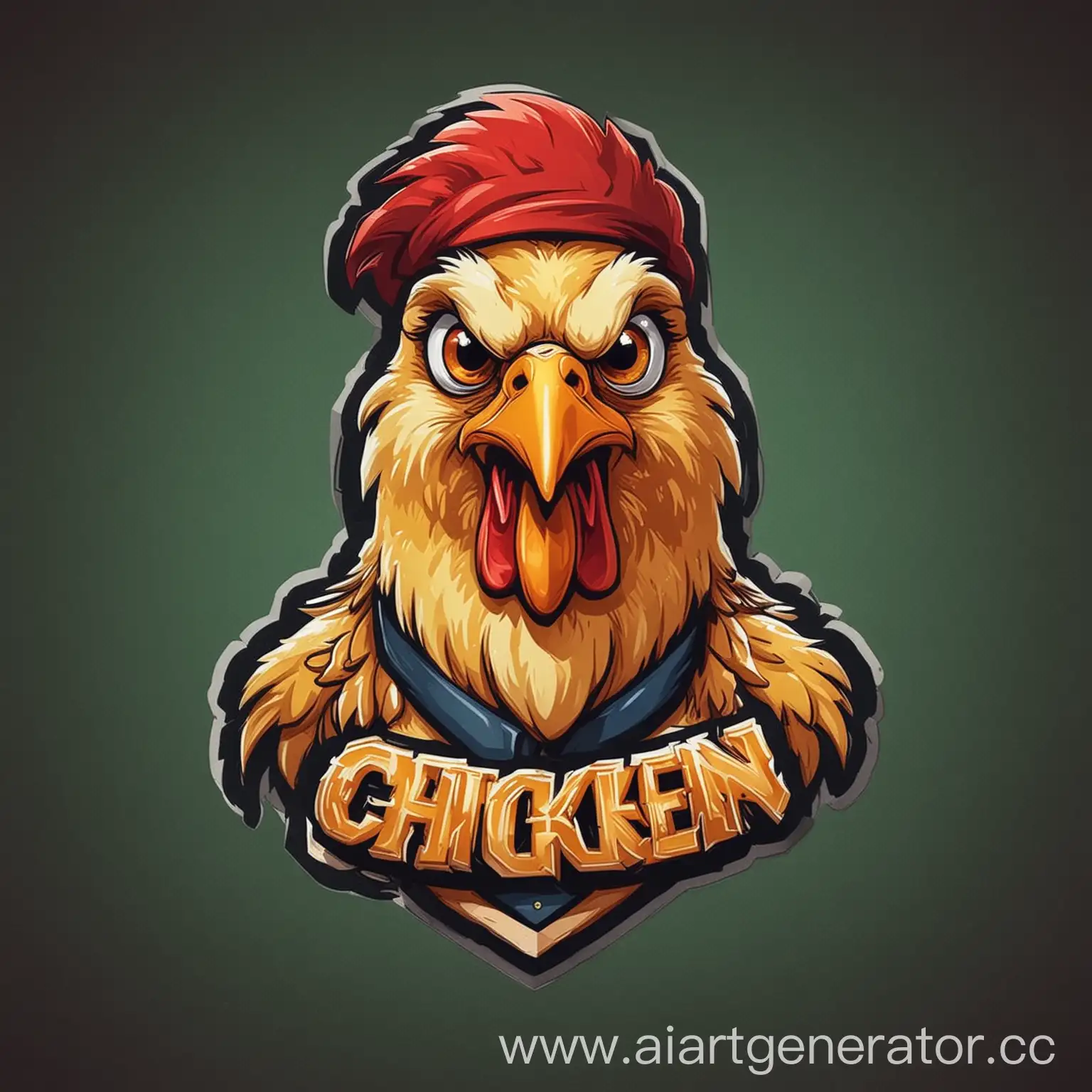 Colorful-Chicken-Logo-Design-for-School-Mascot