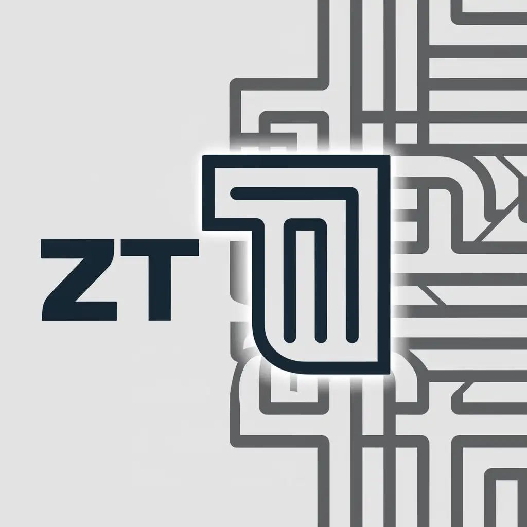 a logo design,with the text "ZT", main symbol:keyboard,complex,clear background