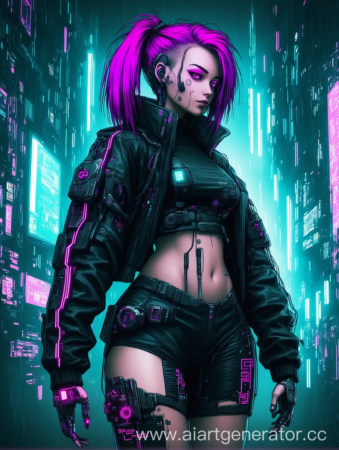 Cyberpunk-Girl-with-Neon-Cityscape-Background