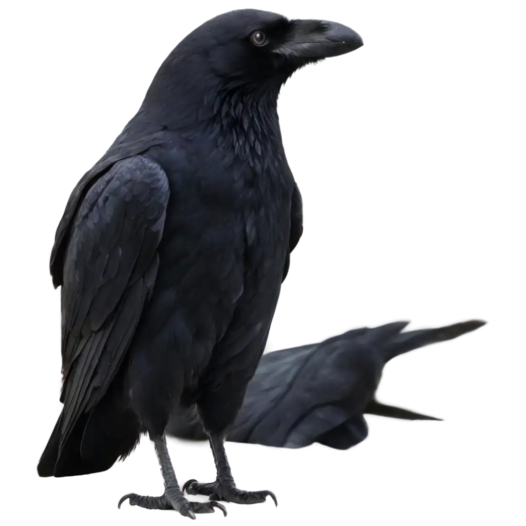 Majestic-Crow-PNG-Captivating-Avian-Art-for-Online-Platforms