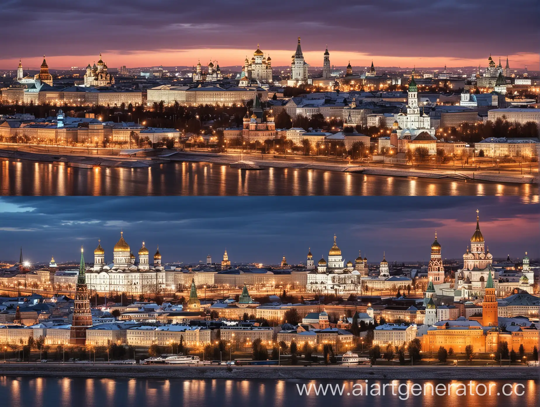 компиляция, лучшие города россии, 6 городов на светлом фоне