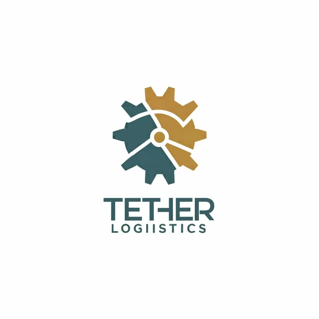 a logo design,with the text "Tether Logistics", main symbol:Logistics,Moderate,be used in Others industry,clear background