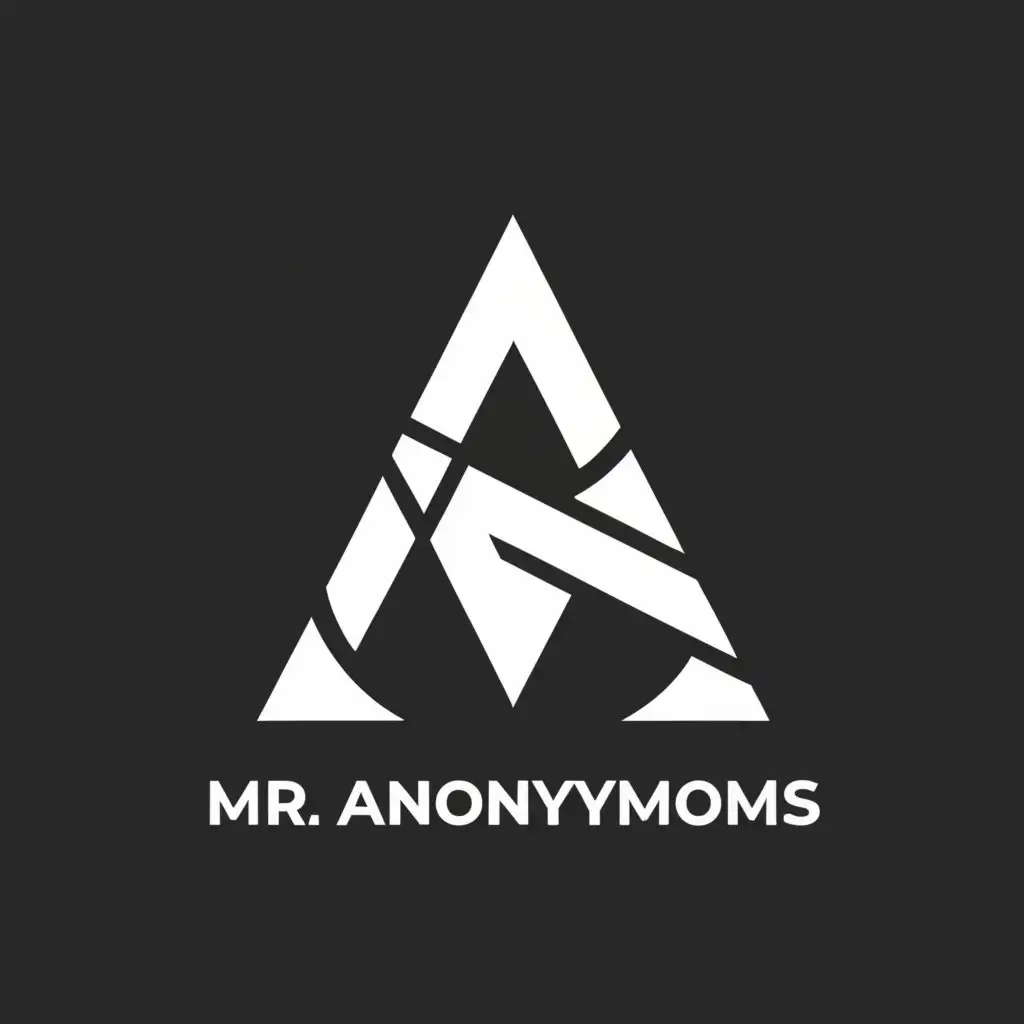 a logo design,with the text "Mr. Anonymous", main symbol:A,Moderate,be used in Entertainment industry,clear background