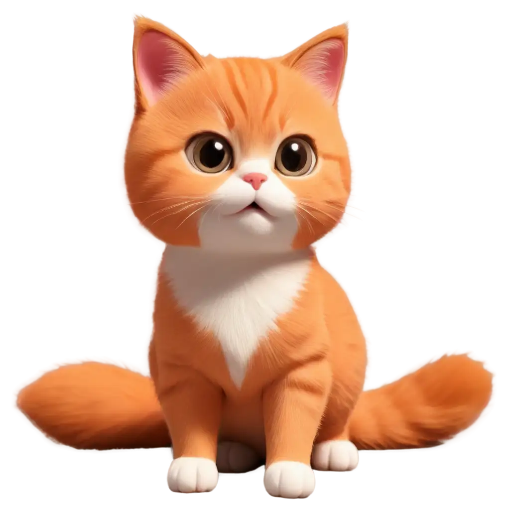 Cute-Chibi-Orange-Cat-PNG-Adorable-Digital-Art-for-Online-Content