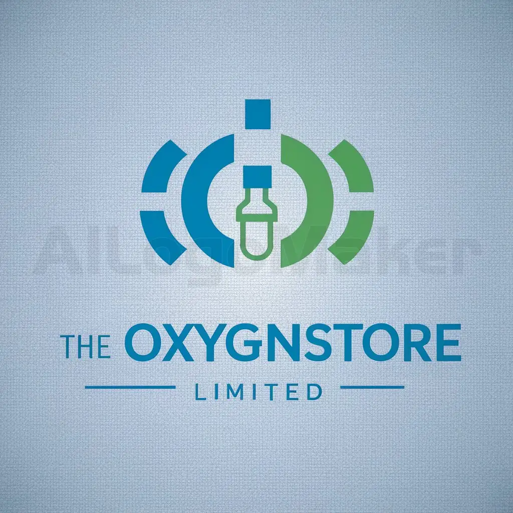 a logo design,with the text "The Oxygenstore Limited", main symbol:oxygen related products with medical look,Moderate,be used in 0 industry,clear background