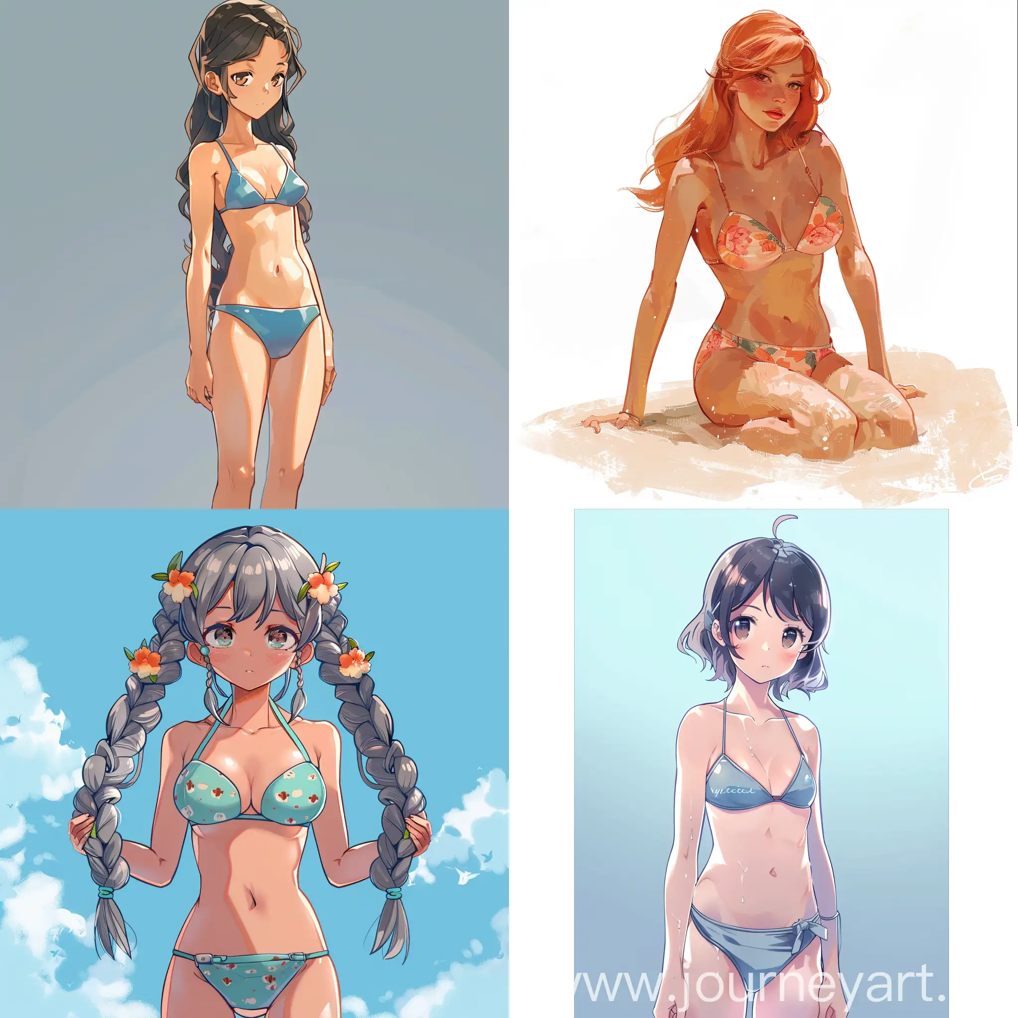 Young-Girl-Enjoying-Summer-Fun-in-Swimsuit