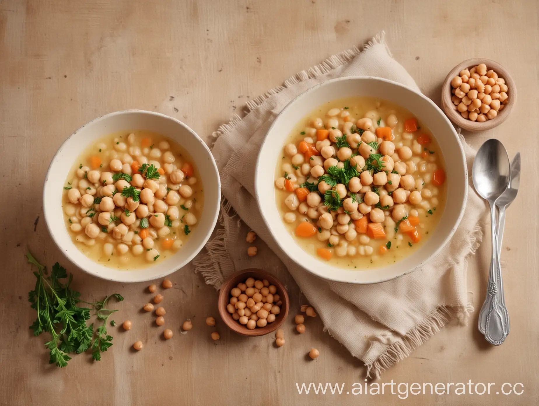 Bowl-of-Chickpea-Soup-in-Pastel-Beige-Tones