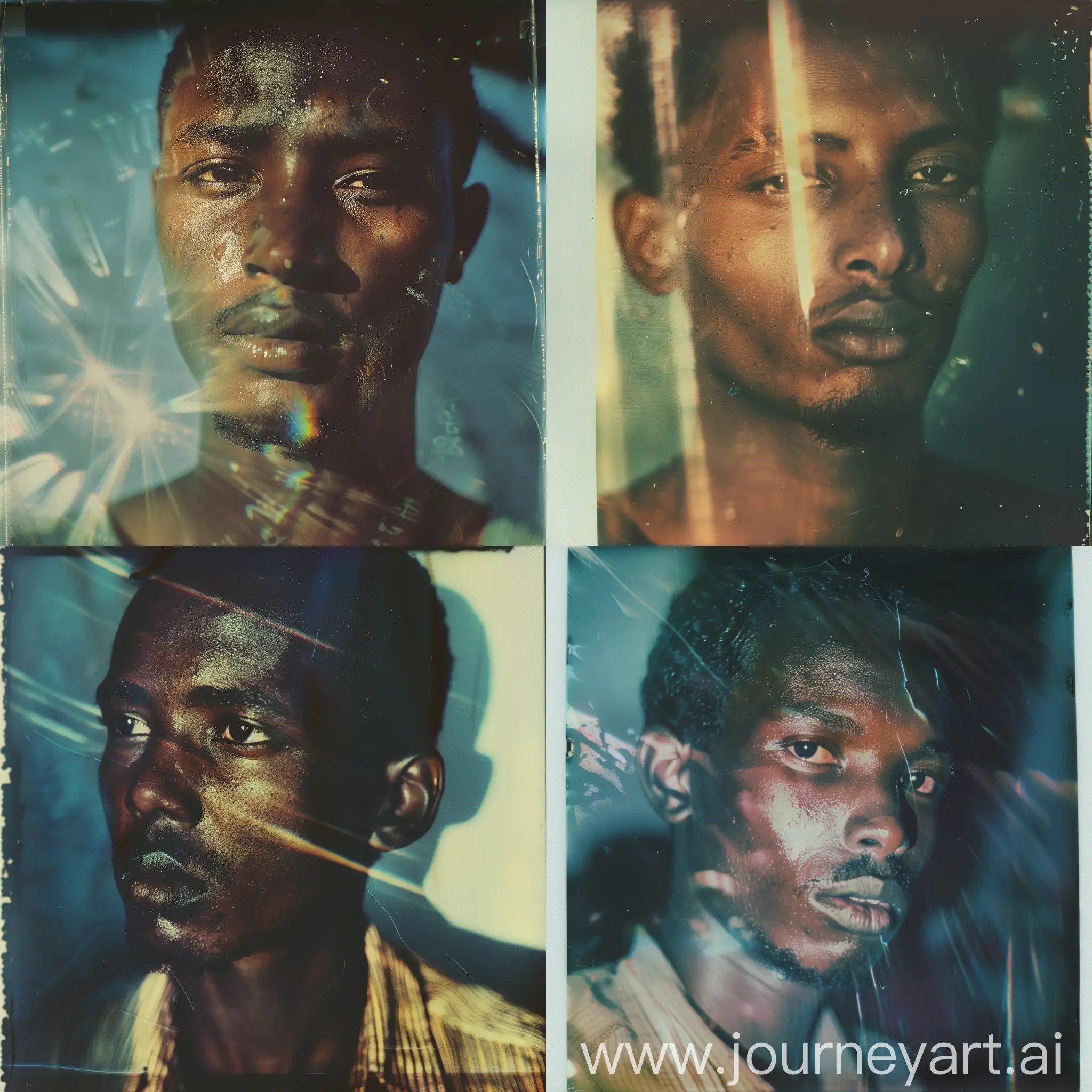 Surreal-Portrait-of-a-Young-Somali-Man-Expired-Polaroid-Fantasy-Photography