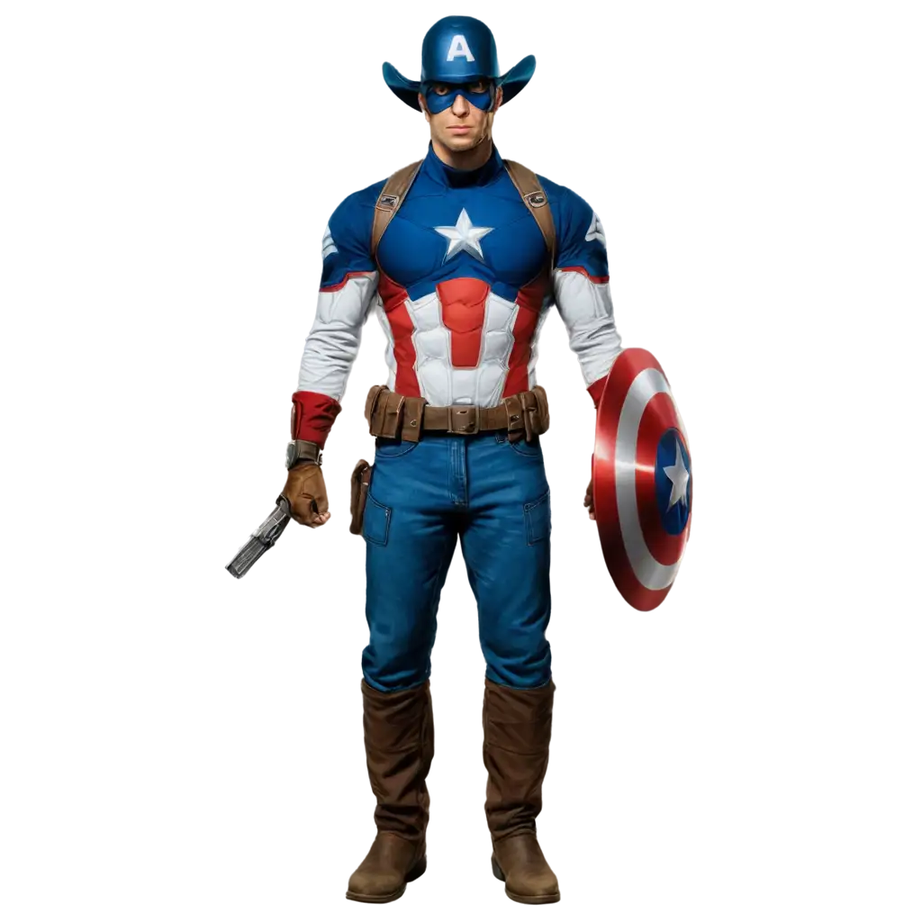 Captain-America-Cowboy-PNG-Image-Unique-Concept-for-Digital-Art
