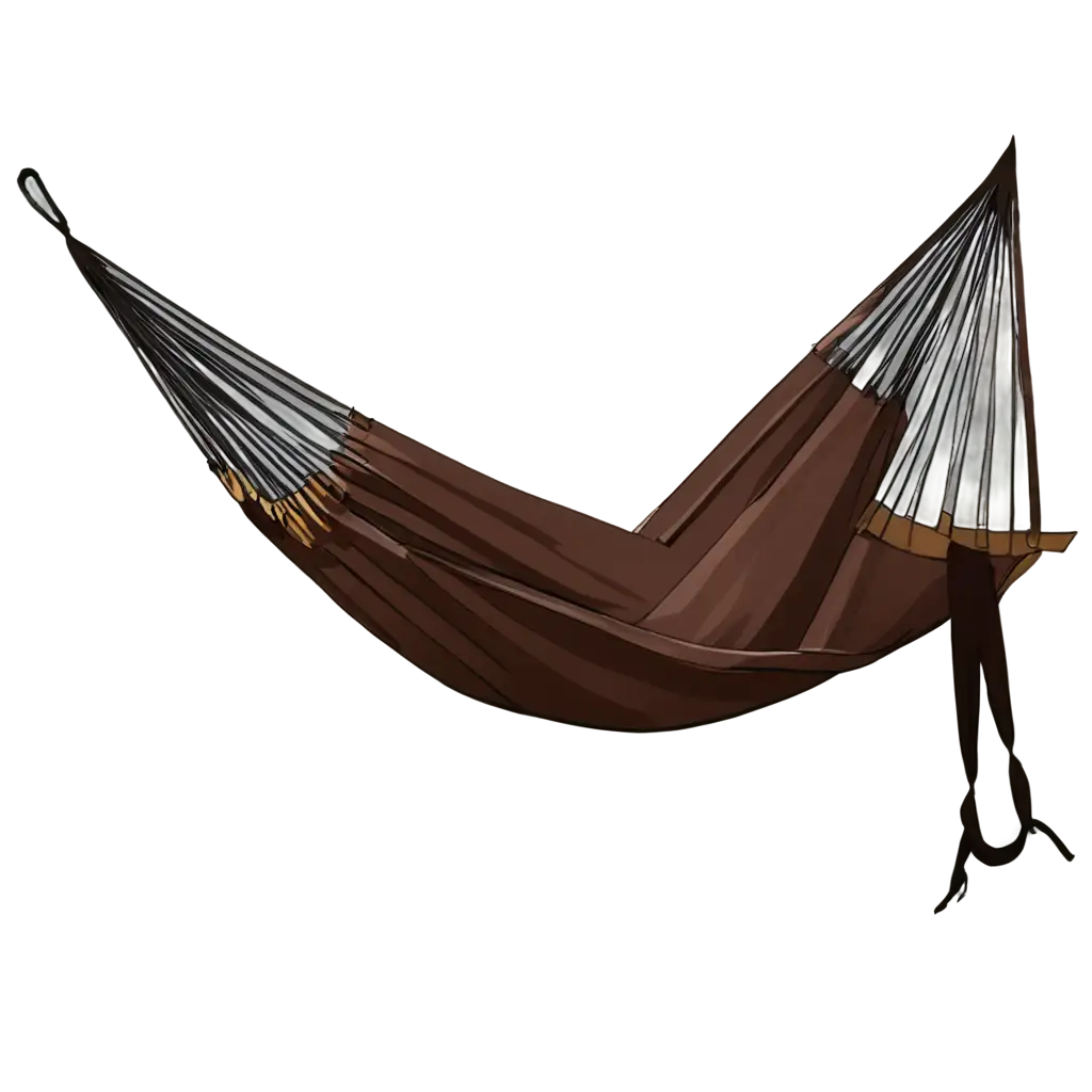 Vibrant-2D-Chocolate-Colored-PNG-Illustration-of-a-Hammock-Swinger